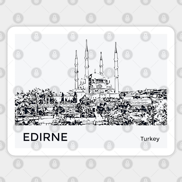 Edirne Turkey Magnet by Lakeric